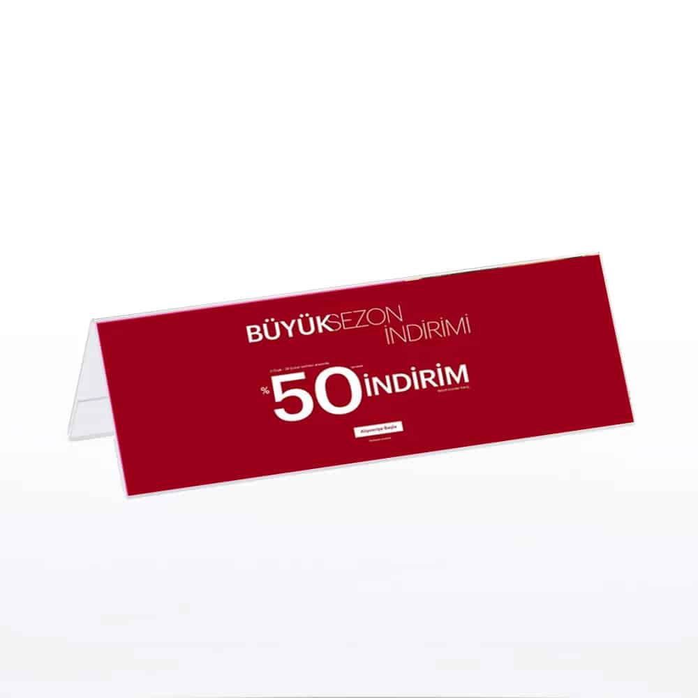 A Tipi Föylük 30x10cm Yatay