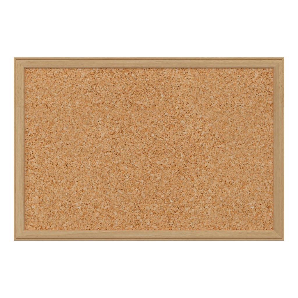 Ahşap Çerçeveli Mantar Pano 30x45cm