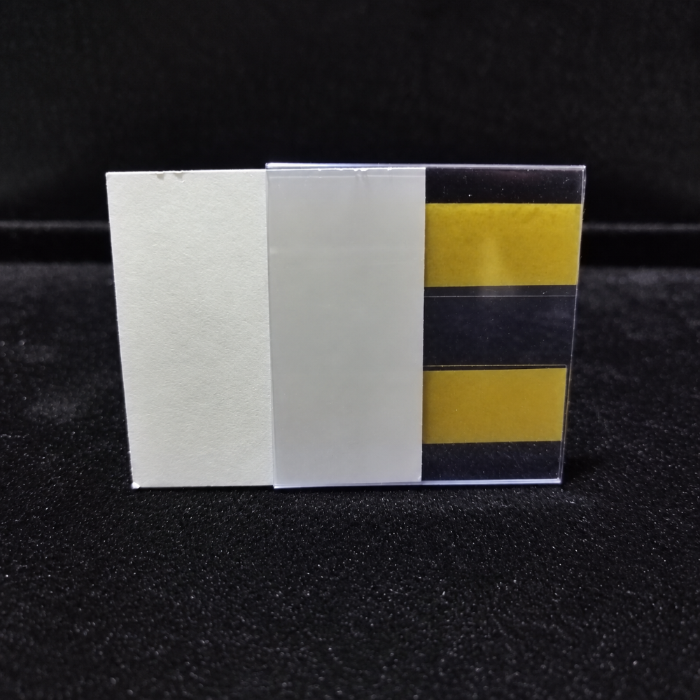C Tipi Yapışkanlı PVC Şeffaf Etiketlik 5x5cm