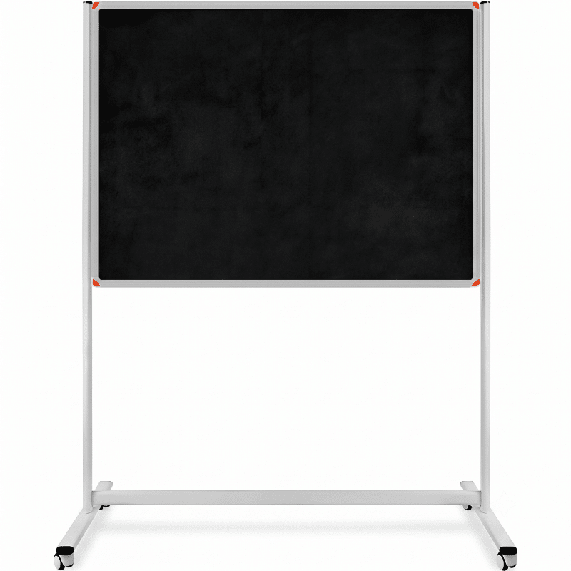 Çift Taraflı Mobil Kumaş Pano 120x200cm