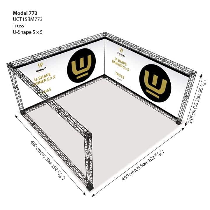 Crown Truss Stand U Model 5×5