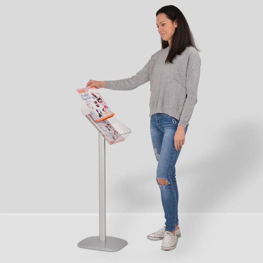 Dekoratif Broşür Standı A4 Dikey