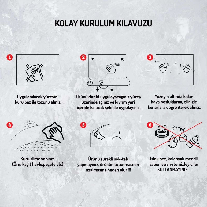 Elektrostatik Kağıt Tahta 100x60cm – Beyaz 2’li