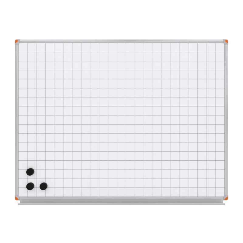 Kareli Mıknatıslı Yüzey Beyaz Yazı Tahtası 120x200cm