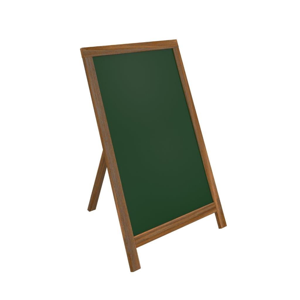 Lüks Ahşap Ayaklı Yazı Tahtası 50x70cm – Yeşil