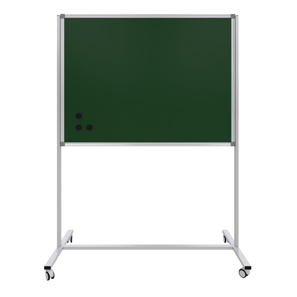 Mıknatıslı Mobil Ayaklı Yeşil Yazı Tahtası 120x150cm