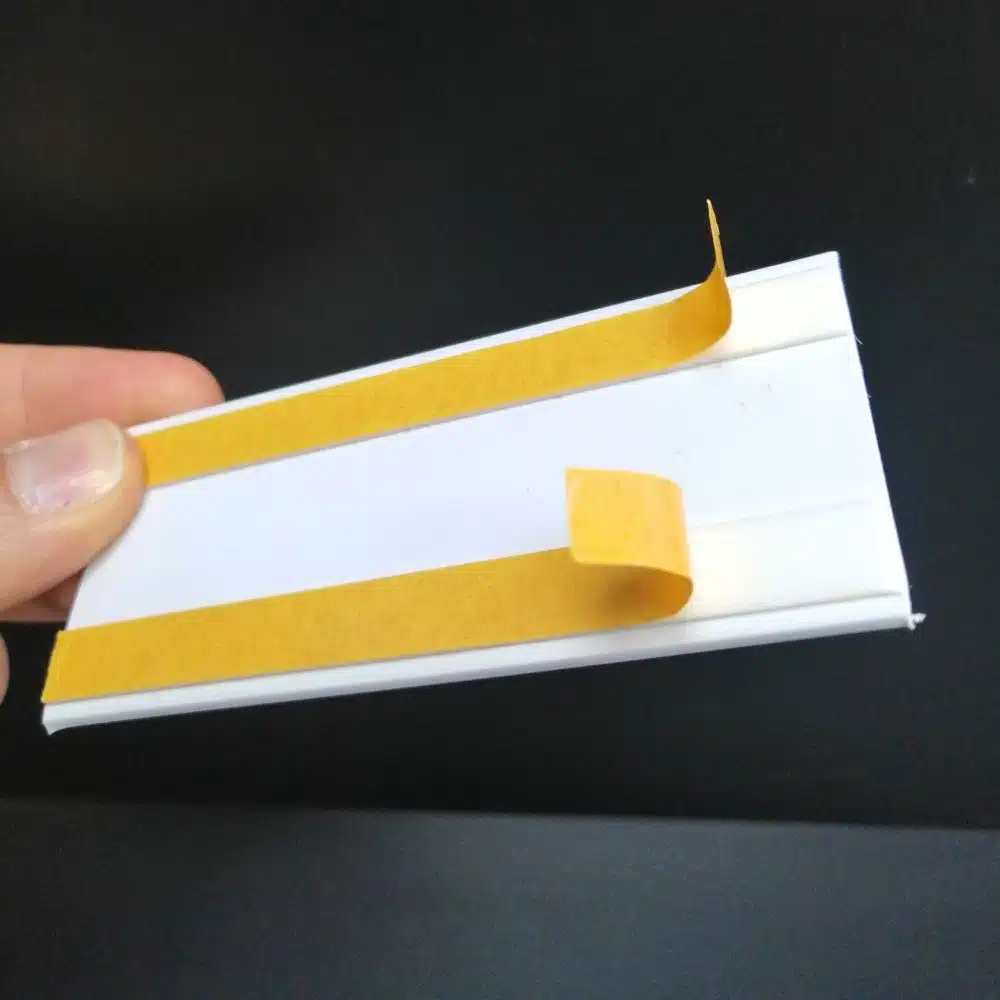 Raf Önü Yapışkanlı PVC Şeffaf Profil Etiketlik 10x5cm