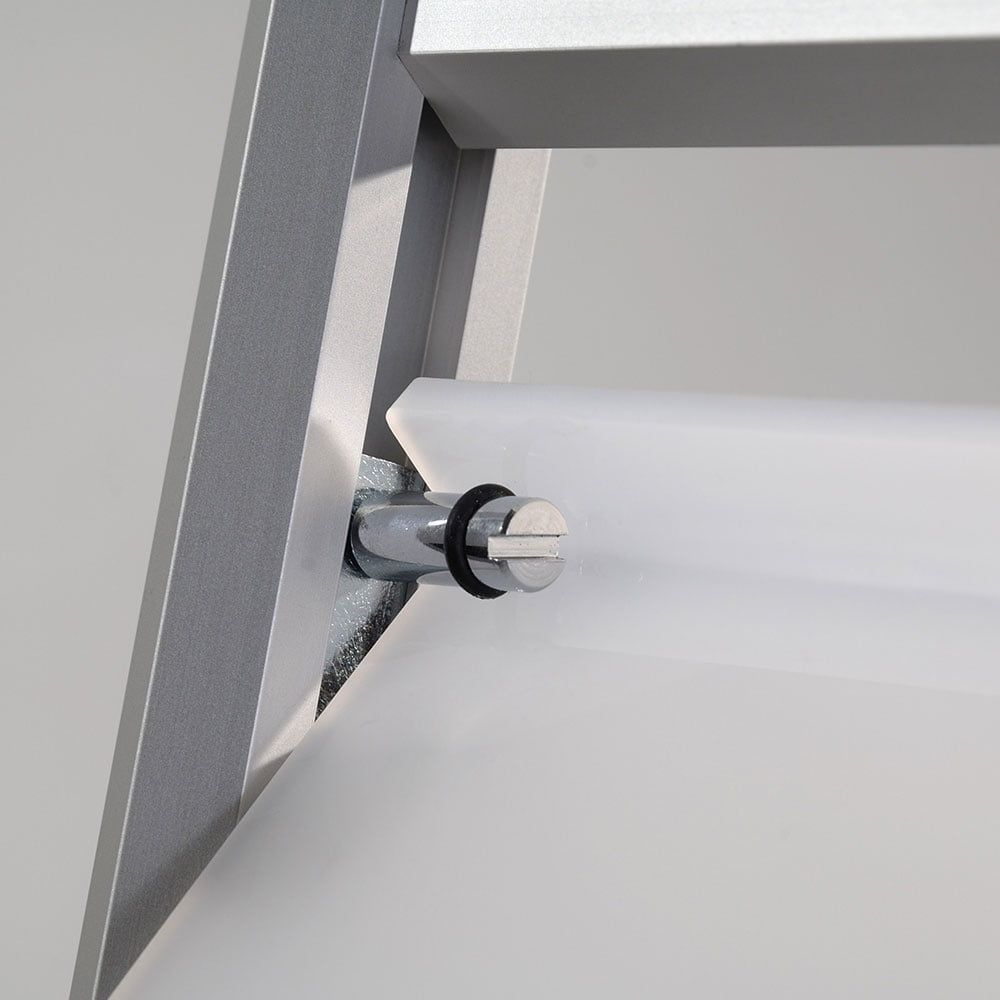 Rapid Broşür Stand 2xA4 – Gri