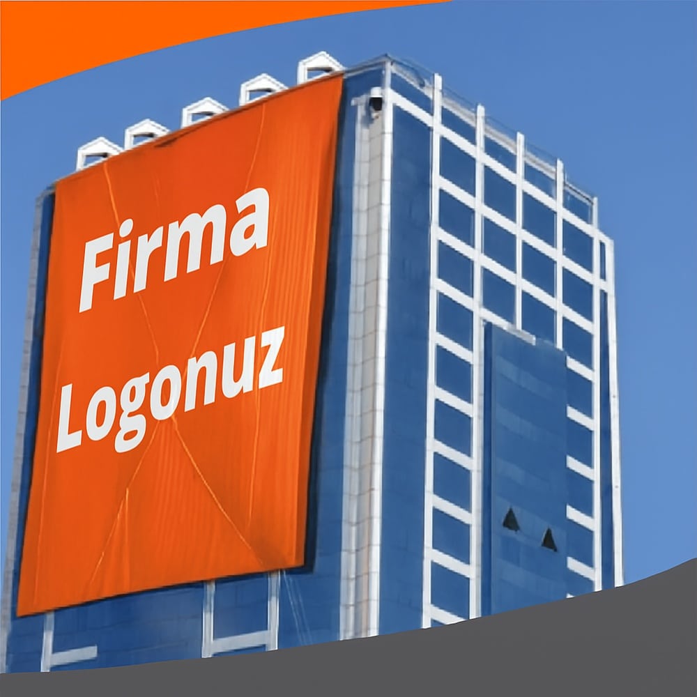 Raşel Dış Cephe Firma Bayrağı 4×6 MT