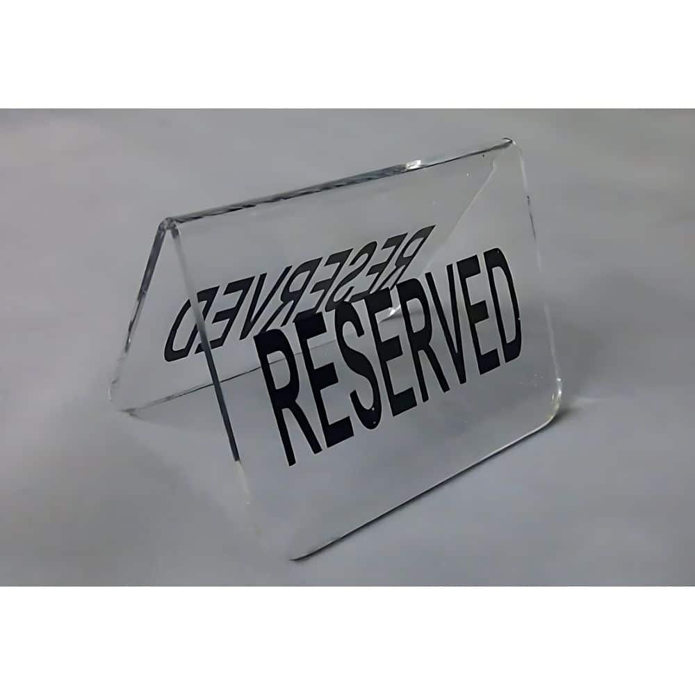 Şeffaf Pleksi Reserved