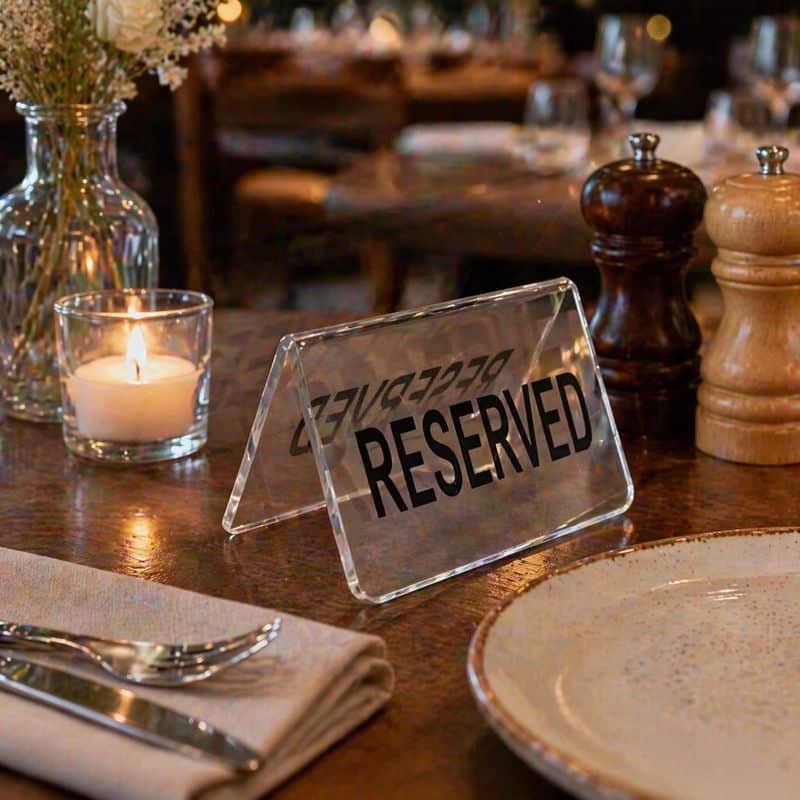 Şeffaf Pleksi Reserved