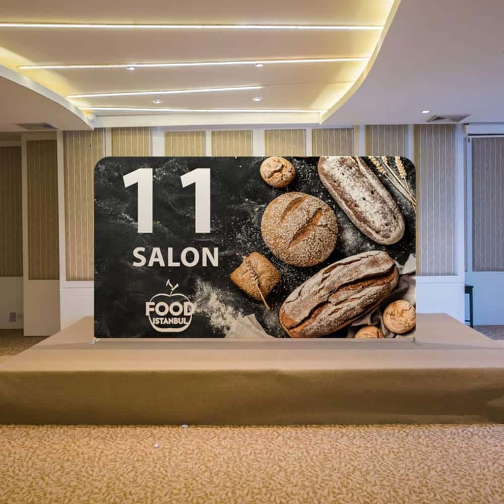 Tekstil Backdrop Stand 400x200cm Düz