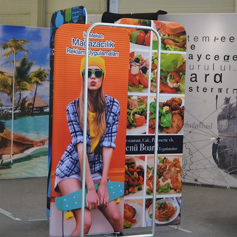 Tekstil Roll Up 90×200 Çift Taraflı