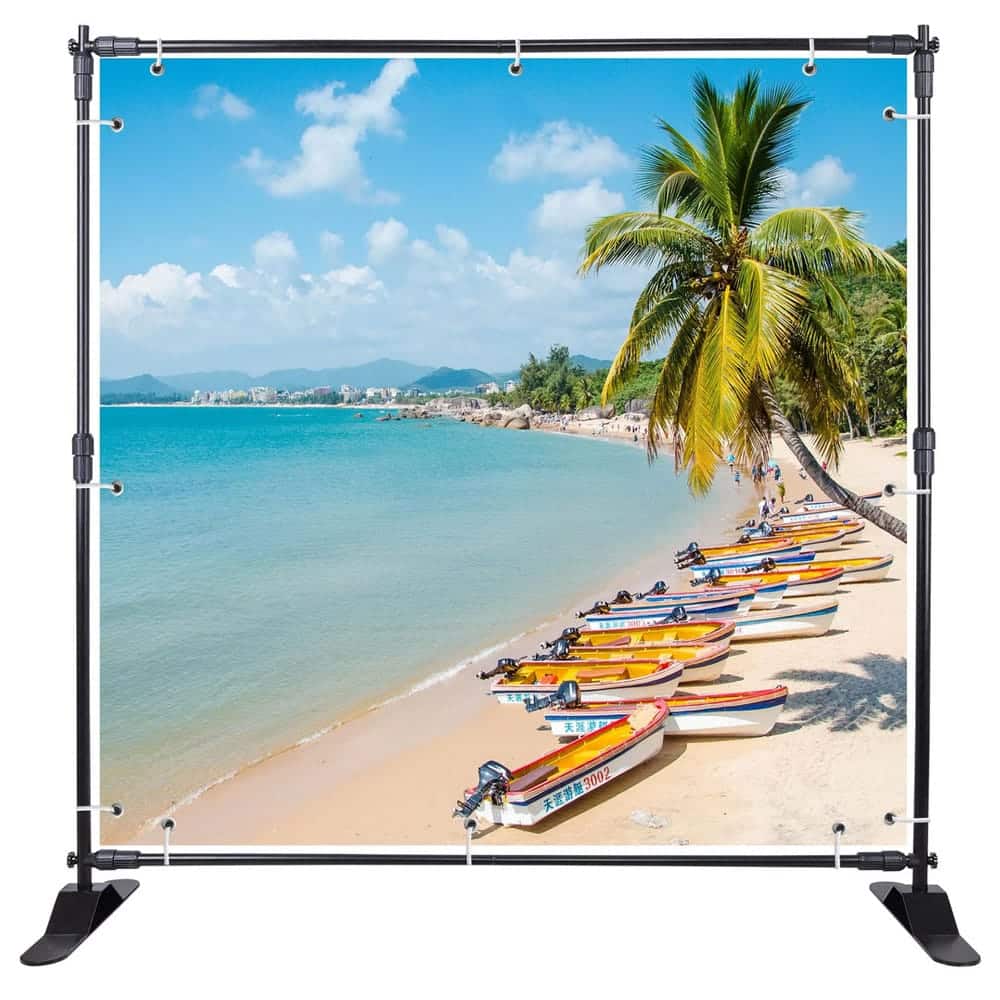 Teleskobik Backdrop Stand Baskısı