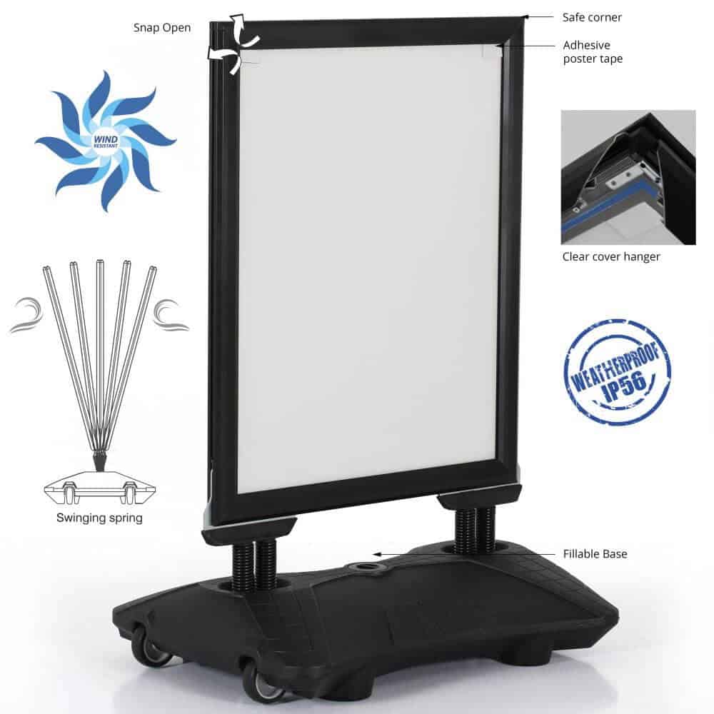 Wind Pro B1 (70x100cm) – SİYAH